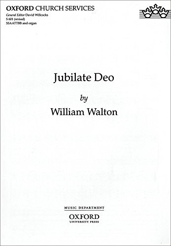 9780193594463: Jubilate Deo: Vocal score (Oxford World's Classics (Hardcover))