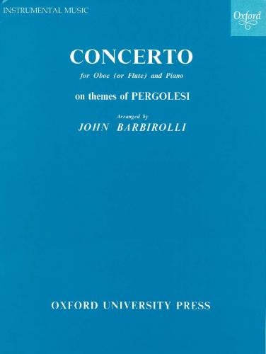 Beispielbild fr Concerto on themes of Pergolesi, Flute, Pergolesi zum Verkauf von WorldofBooks