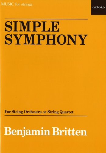 9780193619319: Study Score (Simple Symphony)