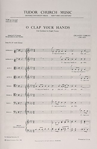Beispielbild fr O Clap Your Hands zum Verkauf von Blackwell's