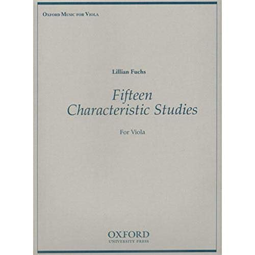 9780193850125: Fifteen Characteristic Studies for Viola: Paperback