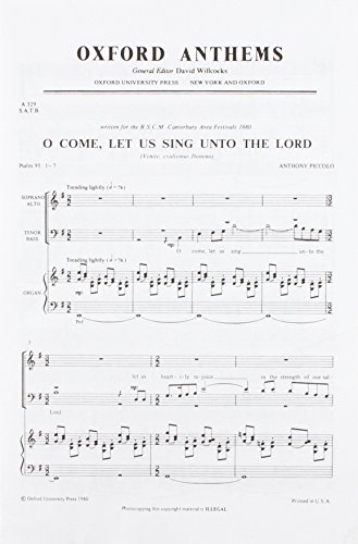 Stock image for O Come, Let Us Sing Unto the Lord for sale by Blackwell's