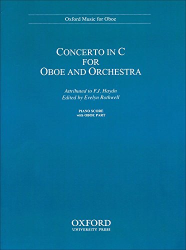 Imagen de archivo de Concerto for oboe and orchestra: Reduction for oboe and piano a la venta por Ergodebooks