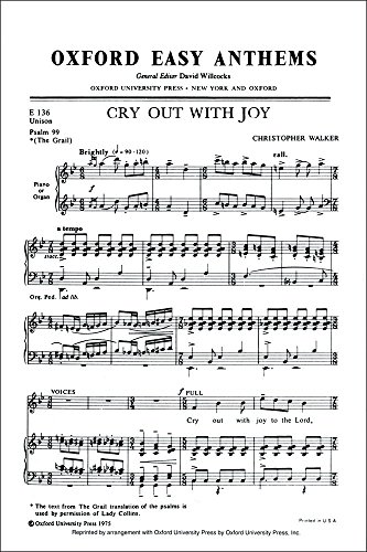 Stock image for Cry Out With Joy for sale by Blackwell's