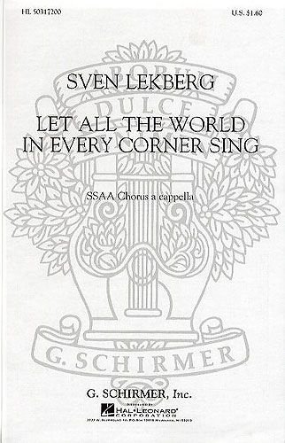 9780193853935: Let all the world in every corner sing