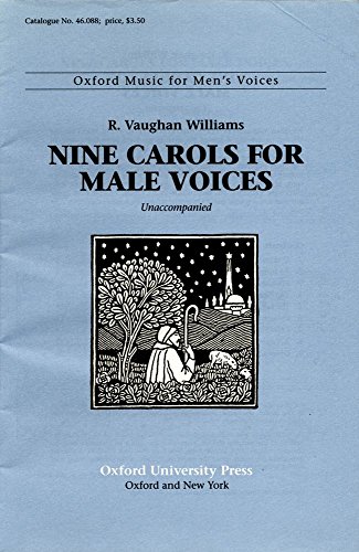 9780193859401: Nine Carols for male voices: Vocal score