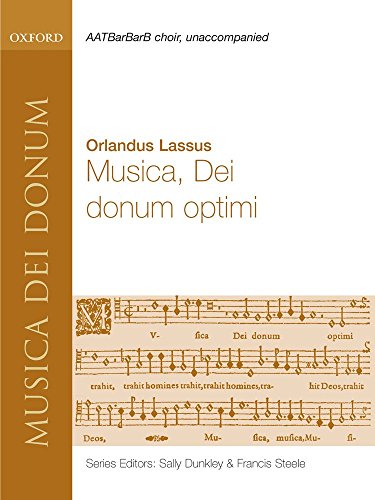 9780193868168: Musica, Dei donum optimi: Vocal score