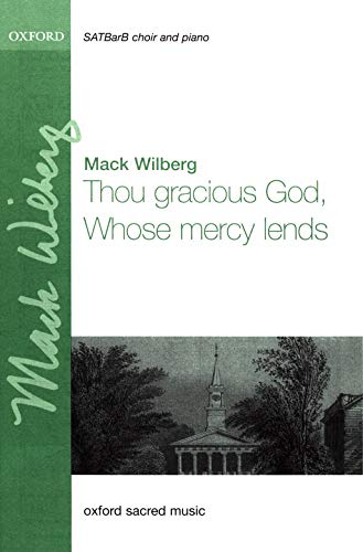 9780193868182: Thou gracious God, whose mercy lends: Vocal score