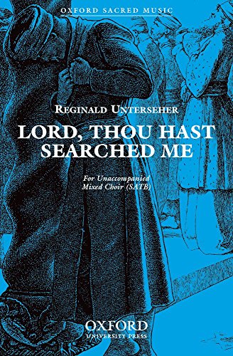 9780193869448: Lord, thou hast searched me: Vocal score