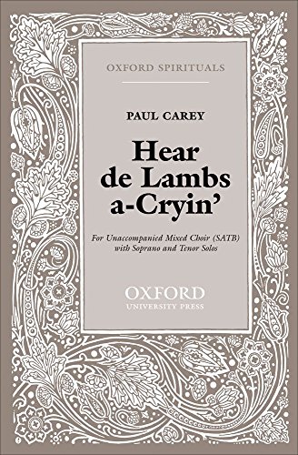 Imagen de archivo de Hear de lambs a-cryin': Vocal score a la venta por Iridium_Books