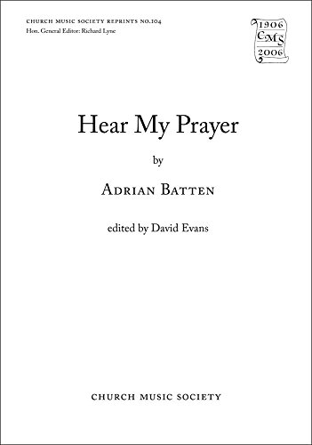 9780193900905: Hear my prayer (Church Music Society publications)