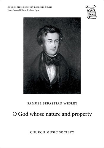 Beispielbild fr O God, whose nature and property: Vocal score zum Verkauf von Revaluation Books