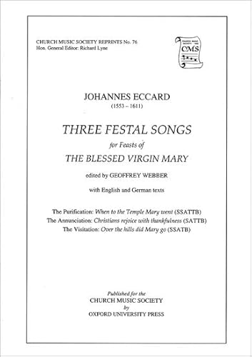 Beispielbild fr Three Festal Songs zum Verkauf von Blackwell's