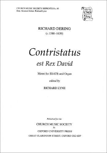Beispielbild fr Constristatus Est Rex David (Church Music Society) zum Verkauf von Revaluation Books