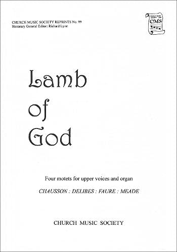 Beispielbild fr Lamb of God (Church Music Society) zum Verkauf von Revaluation Books