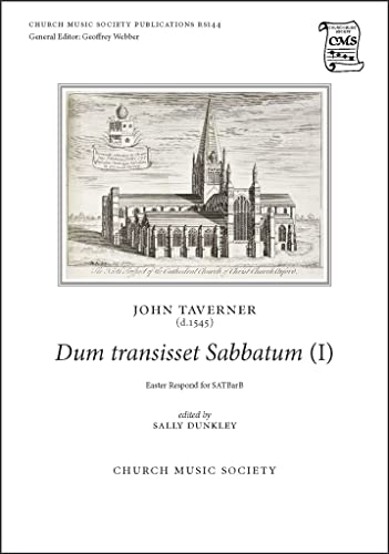 Stock image for Dum transisset Sabbatum (I) (Church Music Society) for sale by Revaluation Books