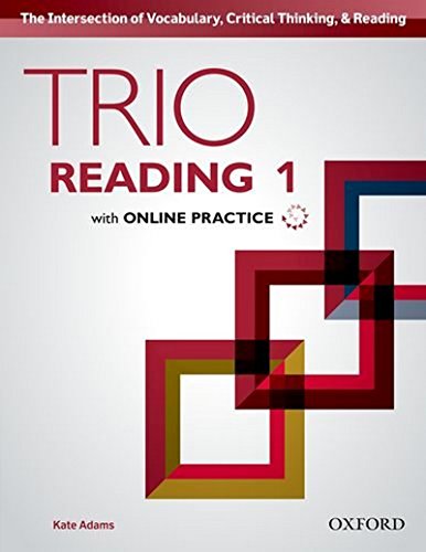 Stock image for Trio Reading: Level 1: Student Book with Online Practice for sale by BooksRun