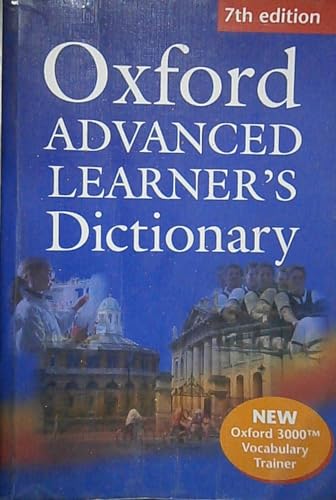 Oxford Advanced Learner's Dictionary +Cd+Vc Teacher's Resource Ne 07 (9780194001168) by Albert Sydney Hornby; Sally Wehmeier
