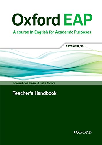 Imagen de archivo de Oxford English for Academic Purposes Advanced. Teachers Book DVD Pack (Oxford Eap Series) a la venta por Zoom Books Company