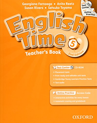 Stock image for English Time: 5. Teacher's Book with Test Center and Online Practice 2/e (Pack) for sale by Iridium_Books