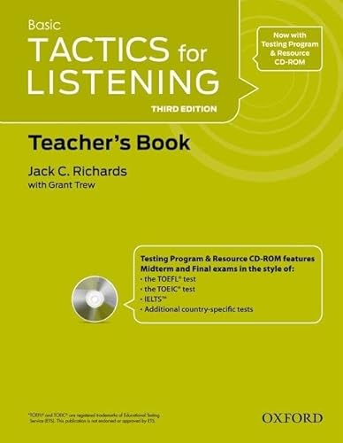 Imagen de archivo de Tactics for Listening: Basic: Teachers Resource Pack a la venta por Ammareal