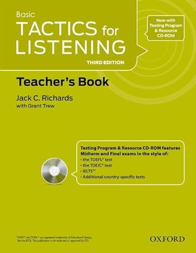 Stock image for Tactics for Listening: Basic: Teachers Resource Pack for sale by Ammareal