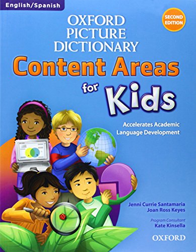 9780194017770: Oxford Picture Dictionary Content Areas for Kids English-Spanish Dictionary