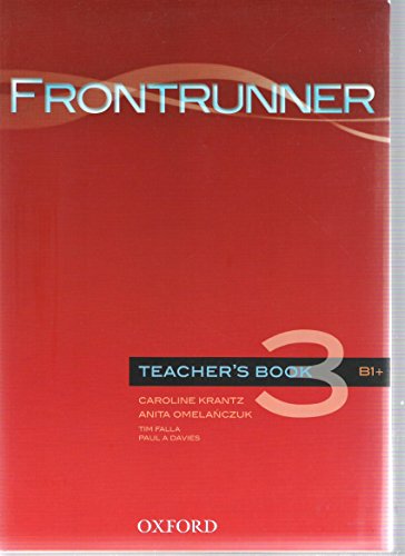 Imagen de archivo de Frontrunner 3: Teacher's Book a la venta por Iridium_Books