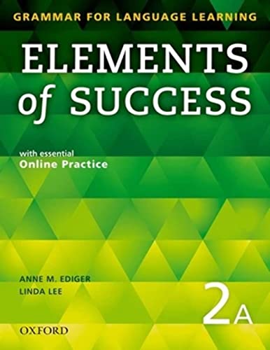 Beispielbild fr Elements of Success 2 Split Edition Student Book A with essential Online Practice (Grammar for Language Learning) zum Verkauf von KuleliBooks