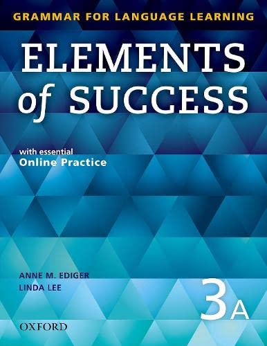 Beispielbild fr Elements of Success 3 Split Edition Student Book A with essential Online Practice zum Verkauf von Booksavers of Virginia