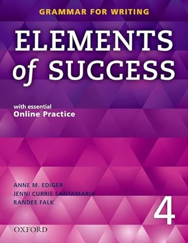Beispielbild fr Elements of Success Level 4 Student book (Grammar for Wwiting) zum Verkauf von BooksRun