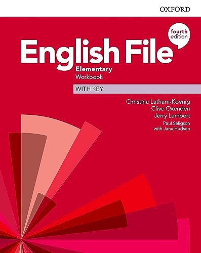 Imagen de archivo de English File:4th Edition Elementary. Workbook with Key a la venta por BooksRun