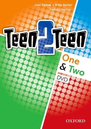 Stock image for Teen2Teen: One & Two: DVD [VHS] Saslow, Joan; Ascher, Allen; Mac for sale by Iridium_Books