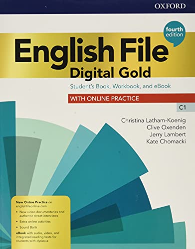 9780194037891: English file. Digital gold C1. Student's book. Woorkbook. With key. Per le Scuole superiori. Con e-book. Con espansione online
