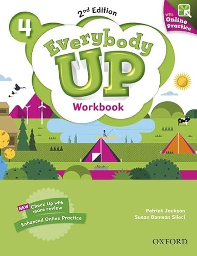 Imagen de archivo de Everybody Up 2e 4 Workbook with DVD & Online Practice Pack a la venta por Revaluation Books