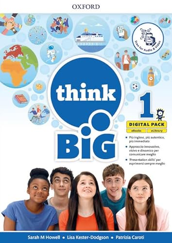 Beispielbild fr Think big 1. Student's book-Workbook + magazine & extra book con QR code + 5 ereade. Per la Scuola media. Con e-book. Con espansione online (Vol. 1) zum Verkauf von Librisline