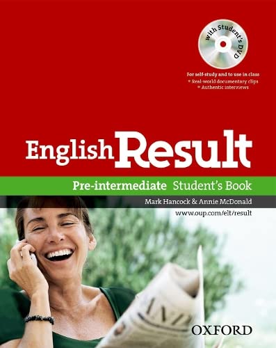 9780194129558: English result. Pre-intermediate. Student's book. Per le Scuole superiori. Con DVD-ROM: General English four-skills course for adults
