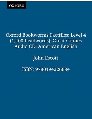 9780194226684: Oxford Bookworms Factfiles 4: Great Crim Audio CD (1): Stage 4