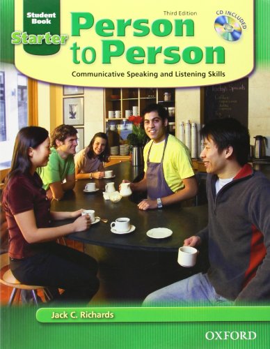 Stock image for Person to Person: Communicative Speaking and Listening Skills: Student Book, Starter Level for sale by HPB-Red