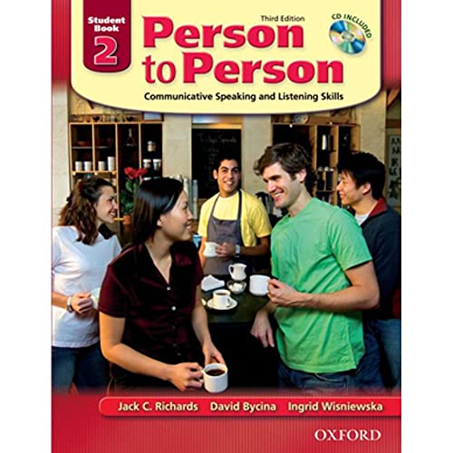 Imagen de archivo de Person to Person, Third Edition Level 2: Student Book (with Student Audio CD) a la venta por THE SAINT BOOKSTORE