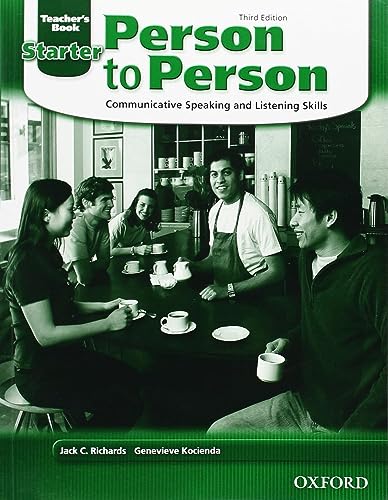 Imagen de archivo de Person to Person : Communicative Speaking and Listening Skills a la venta por Better World Books Ltd