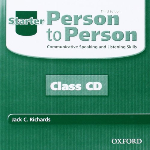 Person to Person, Starter: Communicative Speaking and Listening Skills, 3rd Edition (9780194302210) by Richards, Jack; Bycina, David; Wisniewska, Ingrid