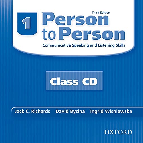 Imagen de archivo de Person to Person, Third Edition Level 1: Class Audio CDs (2) (CD-ROM) a la venta por Iridium_Books