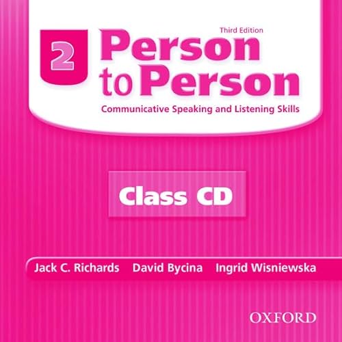 Imagen de archivo de Person to Person, Third Edition Level 2: Class Audio CDs (2) (CD-ROM) a la venta por Iridium_Books