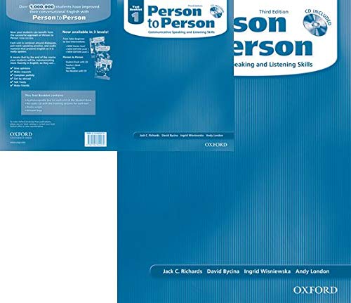 Imagen de archivo de Person to Person, Third Edition Level 1: Test Booklet (with Audio CD) (Pack) a la venta por Iridium_Books