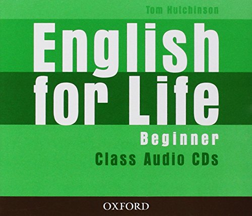 Imagen de archivo de English for Life Beginner. Class AudiHutchinson, Tom a la venta por Iridium_Books