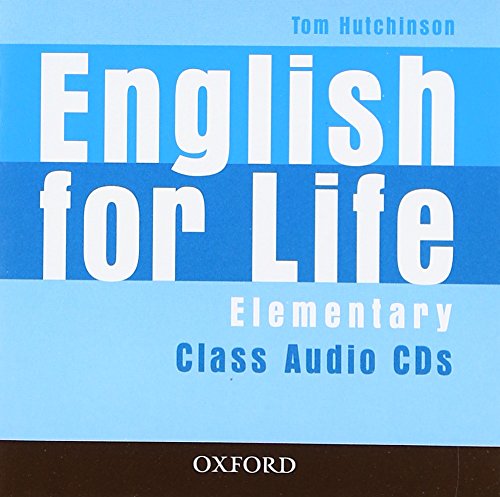 English for Life Elementary. Class Audio CD (3) (9780194307420) by Hutchinson, Tom
