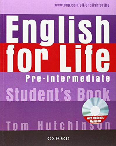 9780194307598: English for Life Pre-Intermediate. Student's Book + multi-ROM: General English four-skills course for adults