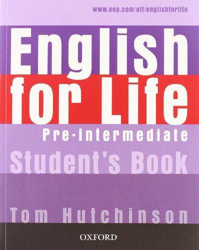 9780194308939: English for life. Pre-intermediate. Multipack. Student's book-Workbook. Per le Scuole superiori. Con CD-ROM. Con espansione online