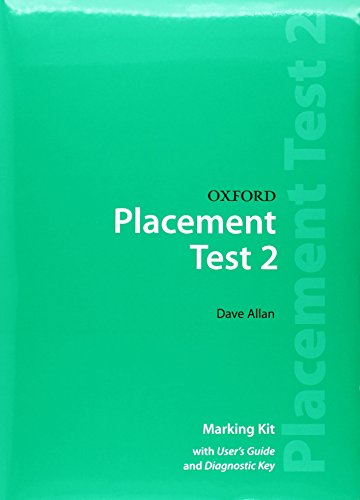 Beispielbild fr Oxford Placement Tests 2: Marking Kit zum Verkauf von WorldofBooks
